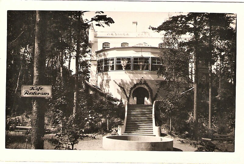 Attēls:Restorāns un viesnīca Alba Vecāķos pirms 1940.jpg