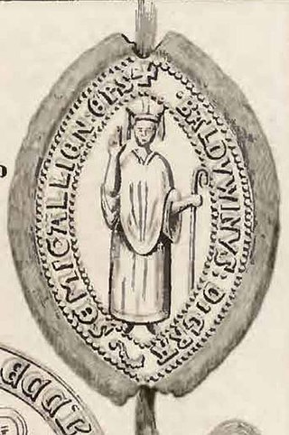 Zemgales bīskapa Balduīna zīmogs of bīskapija