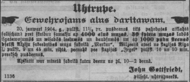 Attēls:Ūtrupes sludinājums 1904.JPG