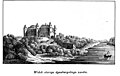 Dinaburgas pils. Ā. Plātera zīmējums no Przyjaciel Ludu; czyli tygodnik potrzebnych i pożytecznych wiadomości (1844)