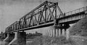 Pēc Pirmā pasaules kara atjaunotais Zeļķu tilts