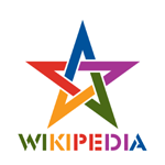 File:WikipediA Logo Star color.png