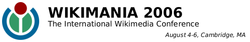 Wikimania 2006 banner