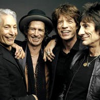 The Rolling Stones, 2005. Од лево кон десно - Чарли Вотс, Кит Ричардс, Мик Џегер, Рон Вуд.