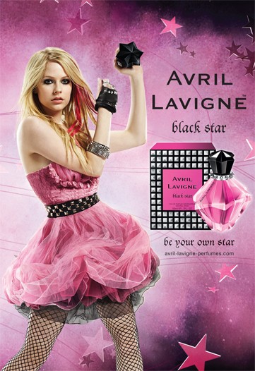 Податотека:Avril Lavigne Black Star fragrance poster.jpg