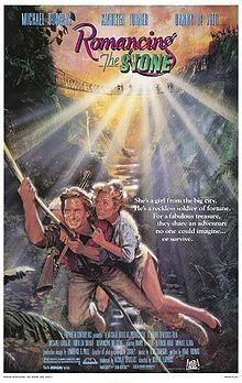 Poster tayangan pawagam filem Romancing the Stone