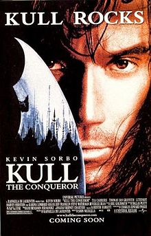 Poster tayangan pawagam filem Kull the Conqueror