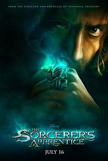 Poster tayangan pawagam filem The Sorcerer's Apprentice, 2010