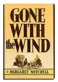 Original 1936 cover of Gone with the Wind