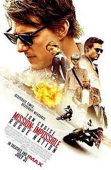 Poster tayangan pawagam filem Mission: Impossible – Rogue Nation