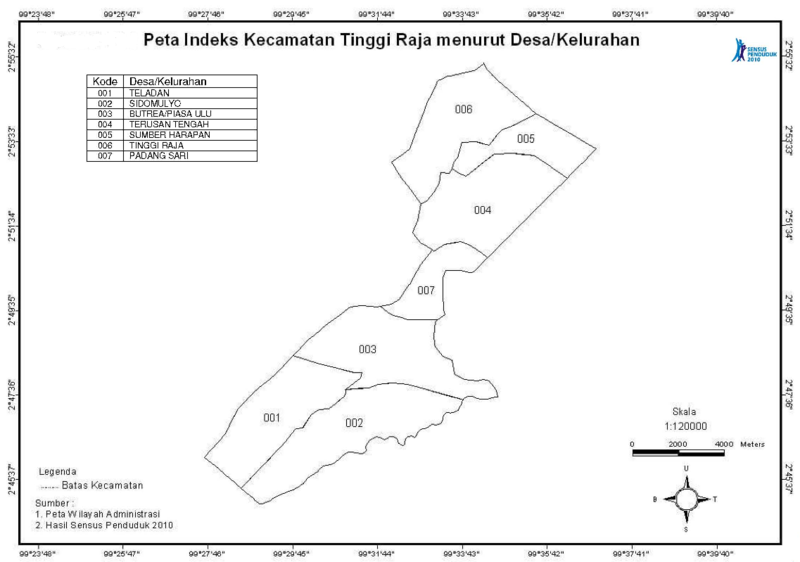 Fail:Peta Kecamatan Tinggi Raja Kabupaten Asahan.png