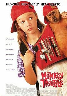 Poster tayangan pawagam filem Monkey Trouble