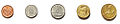 Bahagian belakang syiling dolar New Zealand juga digelar Kiwi. Imej oleh Reserve Bank untuk New Zealand.
