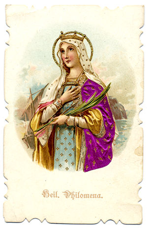 Fiùra:Filomena holy card.jpg