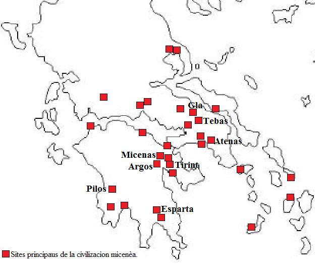 Fichièr:Centres de la civilizacion micenèa 2.jpg