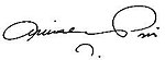 Amrish Puri signature