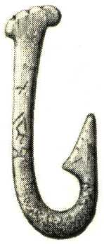 Figura:Hook for angling, made of bone, from Swedish Stone Age, found in Skåne, Sweden.jpg
