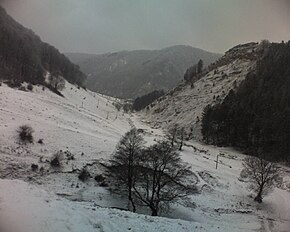 Vedere de pe versanții din Bulz