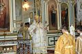 Catedrala ortodoxă din Lublin - Arhiepiscopul Abel în timpul Liturghiei