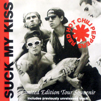 Обложка сингла Red Hot Chili Peppers «Suck My Kiss» (1992)