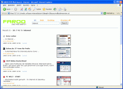 Скриншот программы FAROO