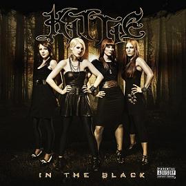 Обложка альбома Kittie «In the Black» (2009)