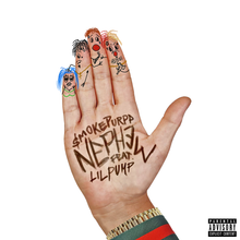 Обложка сингла Smokepurpp при участии Lil Pump «Nephew» (2018)