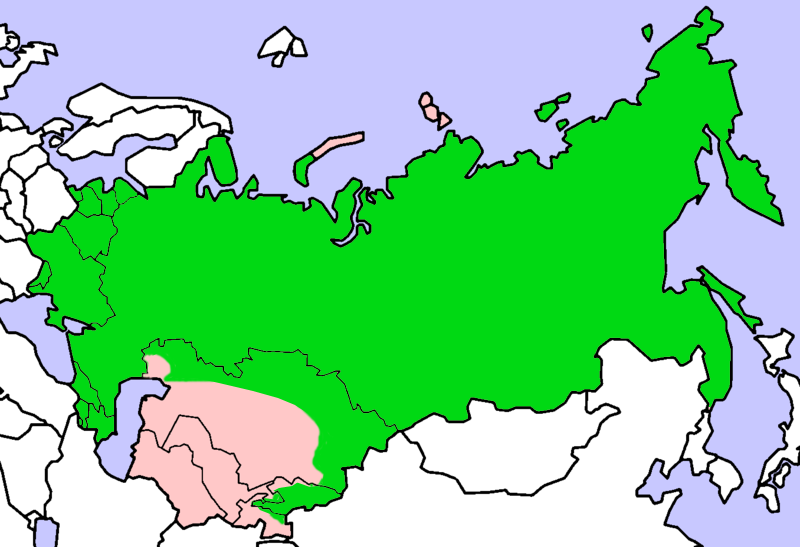 Файл:Amanitaceae Soviet Union Map.png