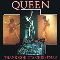Обложка сингла Queen «Thank God It’s Christmas» (1984)