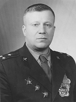 Полковник В. А. Никольский в 1956 году