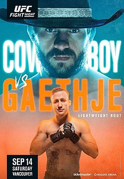 Постер UFC Fight Night: Ковбой - Гэйтжи