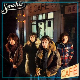 Обложка альбома Smokie «Midnight Café» (1976)
