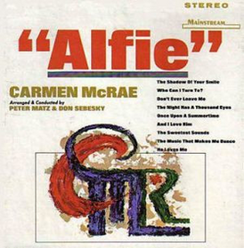 Обложка альбома Кармен Макрей «Alfie» (1966)