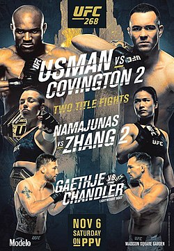 Постер UFC 268: Усман - Ковингтон 2