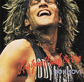 Обложка сингла Bon Jovi «Lay Your Hands on Me» (1989)