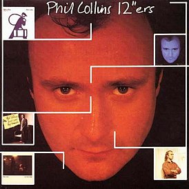 Обложка альбома Фила Коллинза «12"ers» (1987)