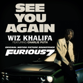 Обложка сингла Уиза Халифы при участии Чарли Пут «See You Again» (2015)