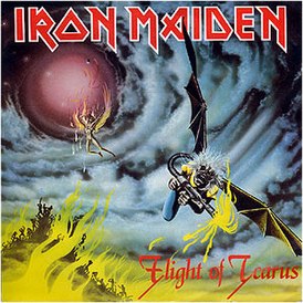 Обложка сингла Iron Maiden «Flight of Icarus» (1983)