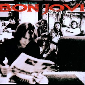 Обложка альбома Bon Jovi «Cross Road» (1994)