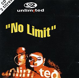 Обложка сингла 2 Unlimited «No Limit» (1993)