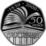 1998 Public Libraries Commemorative 50p coin