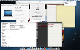 Рабочий стол OS X 10.8 «Mountain Lion»