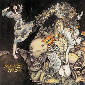 Обложка альбома Кейт Буш «Never for Ever» (1980)