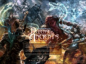 Экран загрузки сценария DotA: Allstars для Warcraft III: The Frozen Throne