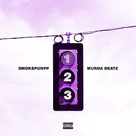 Обложка сингла Smokepurpp и Murda Beatz «123» (2018)