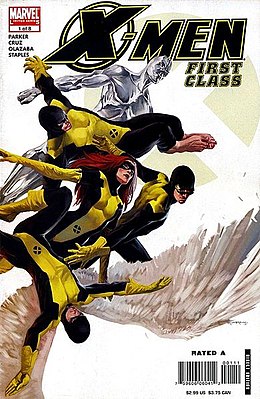 Обложка выпуска X-Men: First Class (vol. 1) #1 (сентябрь 2006), художник Марко Джурджевич