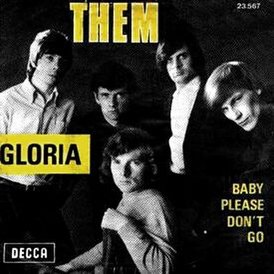 Обложка сингла Them «Gloria» (1965)