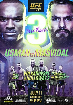 Постер UFC 251: Усман - Масвидаль