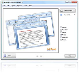Скриншот программы WinSnap