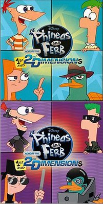 Обложка альбома «Phineas and Ferb: Across the 1st and 2nd Dimensions» (2011)